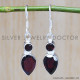 Garnet 925 Sterling Silver Earrings (SJWE-493) Garnet 925 Sterling Silver Earrings (SJWE-493)