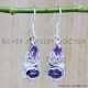 Amethyst 925 Sterling Silver Earrings (SJWE-494) Amethyst 925 Sterling Silver Earrings (SJWE-494)