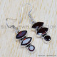Garnet 925 Sterling Silver Earrings (SJWE-499) Garnet 925 Sterling Silver Earrings (SJWE-499)