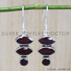Garnet 925 Sterling Silver Earrings (SJWE-499) Garnet 925 Sterling Silver Earrings (SJWE-499)