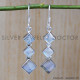 Rainbow Moonstone 925 Sterling Silver Earrings (SJWE-502) Rainbow Moonstone 925 Sterling Silver Earrings (SJWE-502)