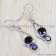 Garnet 925 Sterling Silver Earrings (SJWE-506) Garnet 925 Sterling Silver Earrings (SJWE-506)
