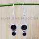Garnet 925 Sterling Silver Earrings (SJWE-506) Garnet 925 Sterling Silver Earrings (SJWE-506)