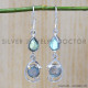 Labradorite 925 Sterling Silver Earrings (SJWE-507) Labradorite 925 Sterling Silver Earrings (SJWE-507)