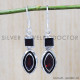 Garnet 925 Sterling Silver Earrings (SJWE-509) Garnet 925 Sterling Silver Earrings (SJWE-509)