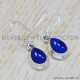 Lapis Lazuli 925 Sterling Silver Earrings (SJWE-514)