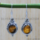 Tiger Eye 925 Sterling Silver Earrings (SJWE-519)