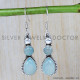 Chalcedony 925 Sterling Silver Earrings (SJWE-52) Chalcedony 925 Sterling Silver Earrings (SJWE-52)