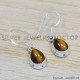 Tiger Eye 925 Sterling Silver Earrings (SJWE-520)