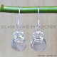 Rose Quartz 925 Sterling Silver Earrings (SJWE-521)
