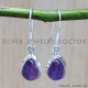Amethyst 925 Sterling Silver Earrings (SJWE-527)