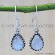 Rainbow Moonstone 925 Sterling Silver Earrings (SJWE-528)