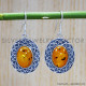 Amber 925 Sterling Silver Earrings (SJWE-547)