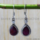Ruby 925 Sterling Silver Earrings (SJWE-55)