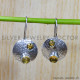 Citrine 925 Sterling Silver Earrings (SJWE-559)