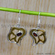 Garnet 925 Sterling Silver Earrings (SJWE-565)
