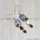 Garnet 925 Sterling Silver Earrings (SJWE-569) Garnet 925 Sterling Silver Earrings (SJWE-569)