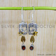 Garnet 925 Sterling Silver Earrings (SJWE-569) Garnet 925 Sterling Silver Earrings (SJWE-569)
