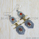 Carnelian 925 Sterling Silver Earrings (SJWE-571)