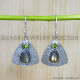 Labradorite 925 Sterling Silver Earrings (SJWE-573)