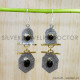 Black Onyx 925 Sterling Silver Earrings (SJWE-574)
