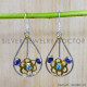 Blue Topaz 925 Sterling Silver Earrings (SJWE-577)
