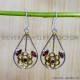 Garnet 925 Sterling Silver Earrings (SJWE-579)