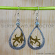 Blue Topaz 925 Sterling Silver Earrings (SJWE-580) Blue Topaz 925 Sterling Silver Earrings (SJWE-580)