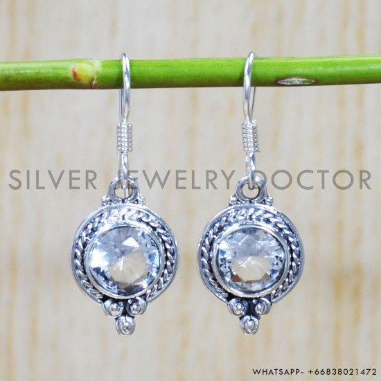 925 Sterling Silver Earrings (SJWE-587)