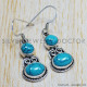 Turquoise 925 Sterling Silver Earrings (SJWE-6) Turquoise 925 Sterling Silver Earrings (SJWE-6)