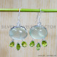 Prehnite 925 Sterling Silver Earrings (SJWE-603)