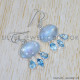Rainbow Moonstone 925 Sterling Silver Earrings (SJWE-607)