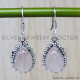Rose Quartz 925 Sterling Silver Earrings (SJWE-62) Rose Quartz 925 Sterling Silver Earrings (SJWE-62)