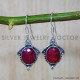 Ruby 925 Sterling Silver Earrings (SJWE-620)