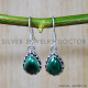 Malachite 925 Sterling Silver Earrings (SJWE-630)