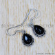 Black Onyx 925 Sterling Silver Earrings (SJWE-631)