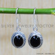 Black Onyx 925 Sterling Silver Earrings (SJWE-644)