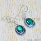 Emerald 925 Sterling Silver Earrings (SJWE-652) Emerald 925 Sterling Silver Earrings (SJWE-652)