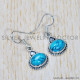 Turquoise 925 Sterling Silver Earrings (SJWE-659)
