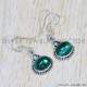 Malachite 925 Sterling Silver Earrings (SJWE-665) Malachite 925 Sterling Silver Earrings (SJWE-665)