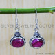 Ruby 925 Sterling Silver Earrings (SJWE-668) Ruby 925 Sterling Silver Earrings (SJWE-668)