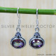 Mystic Topaz 925 Sterling Silver Earrings (SJWE-670) Mystic Topaz 925 Sterling Silver Earrings (SJWE-670)