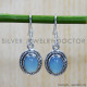 Chalcedony 925 Sterling Silver Earrings (SJWE-671) Chalcedony 925 Sterling Silver Earrings (SJWE-671)