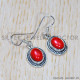 Coral 925 Sterling Silver Earrings (SJWE-676) Coral 925 Sterling Silver Earrings (SJWE-676)