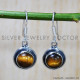 Tiger Eye 925 Sterling Silver Earrings (SJWE-688) Tiger Eye 925 Sterling Silver Earrings (SJWE-688)