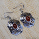 Carnelian 925 Sterling Silver Earrings (SJWE-69) Carnelian 925 Sterling Silver Earrings (SJWE-69)