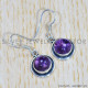 Amethyst 925 Sterling Silver Earrings (SJWE-697) Amethyst 925 Sterling Silver Earrings (SJWE-697)