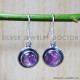 Amethyst 925 Sterling Silver Earrings (SJWE-697) Amethyst 925 Sterling Silver Earrings (SJWE-697)