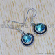 Blue Topaz 925 Sterling Silver Earrings (SJWE-700) Blue Topaz 925 Sterling Silver Earrings (SJWE-700)