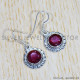 Ruby 925 Sterling Silver Earrings (SJWE-713) Ruby 925 Sterling Silver Earrings (SJWE-713)